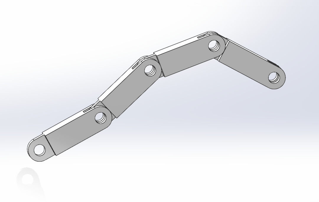 链式结构在Solidworks中的模拟